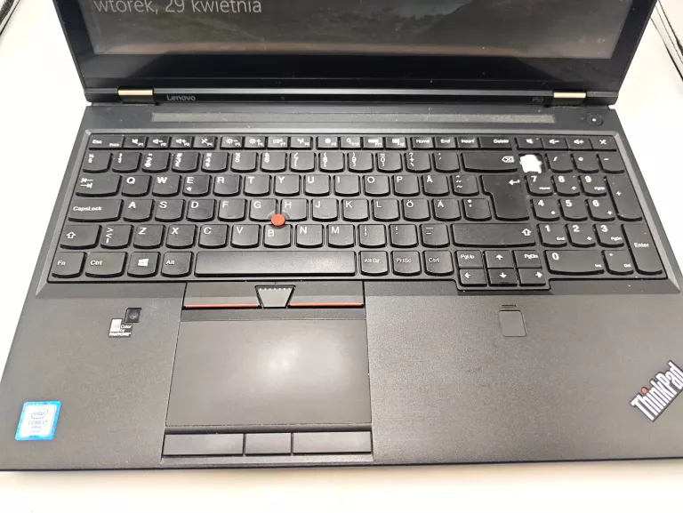 LAPTOP LENOVO THINKPAD P50 DOTYKOWY INTEL CORE I7 16GB RAM WIN10