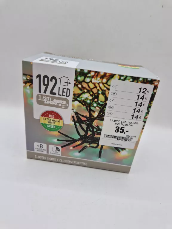 LAMPKI LED 192 LED MULTICOLOR