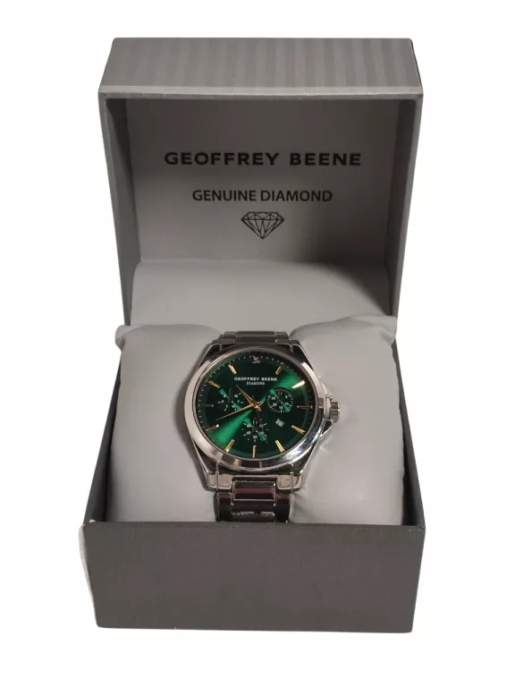 ZEGAREK MĘSKI GEOFFREY BEENE GENUINE DIAMOND 40 MM GBA0025SL