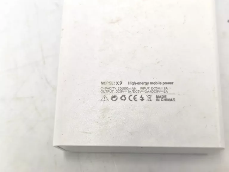 POWERBANK X9 20000MAH BIAŁY SOLO