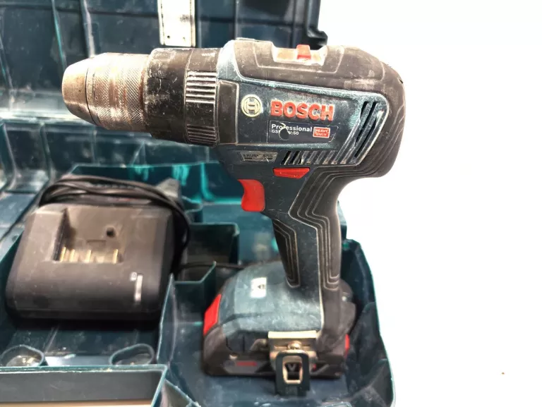 WKRĘTARKA AKUMULATOROWA BOSCH GSR 18V-50 2X AKU ŁAD WALIZKA