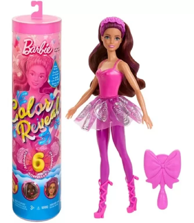 BARBIE COLOR REVEAL LALKA BALETNICA ASORTYMENT HRK17