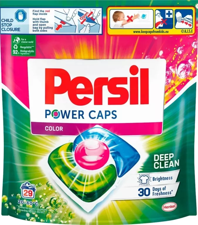 PERSIL COLOR KAPSUŁKI DO PRANIA TKANIN 29 SZT.