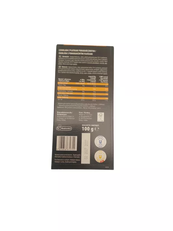 MELTIE CZEKOLADA ORANGE 100G