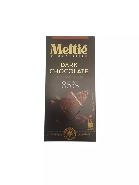 CIEMNA CZEKOLADA MELTIÉ DARK CHOCOLATE 85% 100G INTENSE COCOA