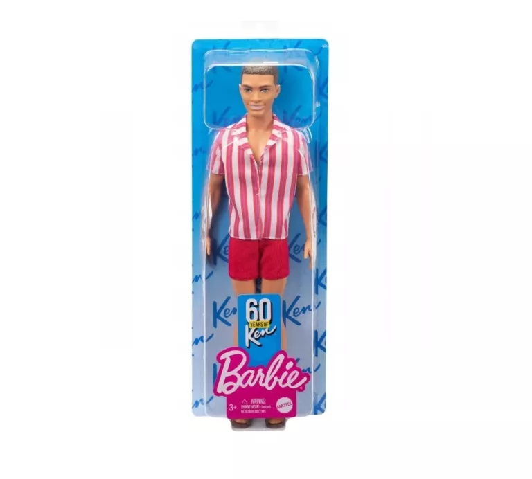 BARBIE 60-LECIE LALKA KEN ORYGINALNY STYLOWY GRB42 U