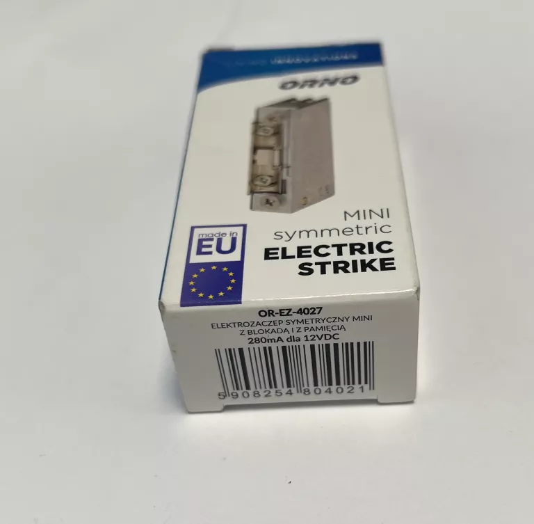 ELEKTROZACZEP SYMETRYCZNY MINI NISKOPRĄDOWY PAMIĘĆ BLOKADA ORNO OR-EZ-4027