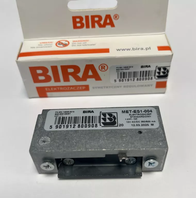 ZACZEP ELEKTROZACZEPU BIRA 2-FUNKCYJNY 12 V AC/DC SYMETRYCZNY