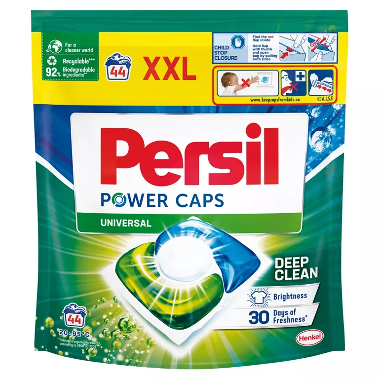 KAPSUŁKI DO PRANIA PERSIL POWER CAPS UNIVERSAL 44SZT