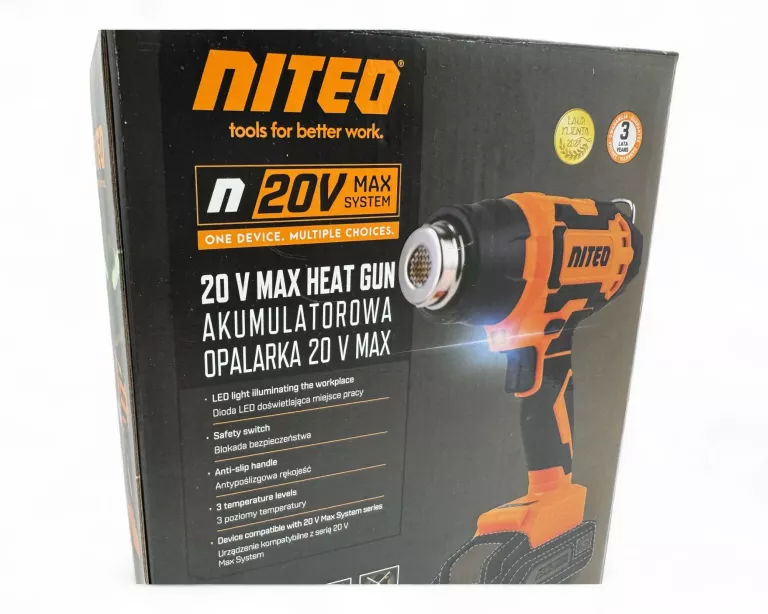 OPALARKA AKUMULATOROWA NITEO 20VHT0246 JAK NOWA!!