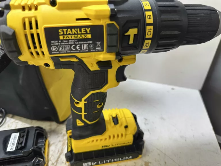 WKRĘTARKA STANLEY FMC626 /TORBA, 2 AKU, ŁAD