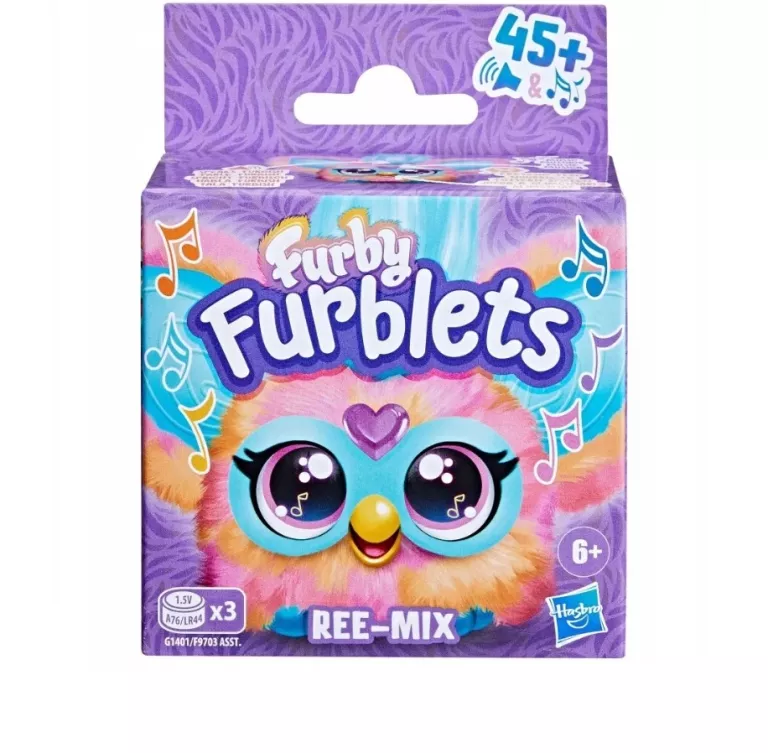 FURBY FURBIŚ FURBLETS INTERAKTYWNA MASKOTKA REE-MIX HIP HOP G1401
