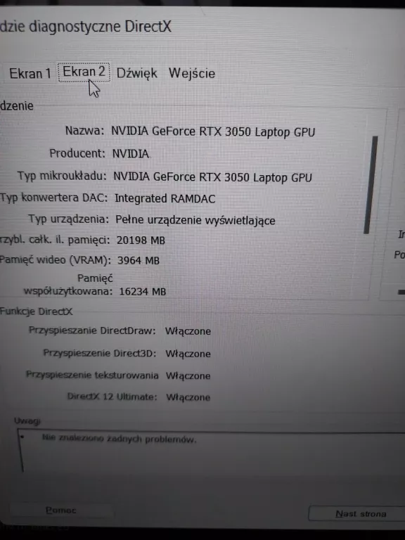 LAPTOP GRACZA MSI GF63 I5 32/500GB WIN11 NVIDIA RTX 3050 SPRAWDZ!