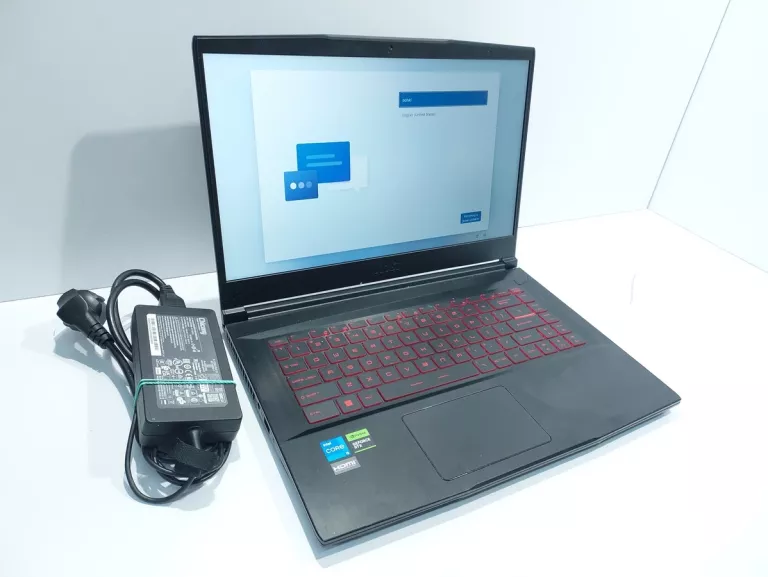 LAPTOP GRACZA MSI GF63 I5 32/500GB WIN11 NVIDIA RTX 3050 SPRAWDZ!