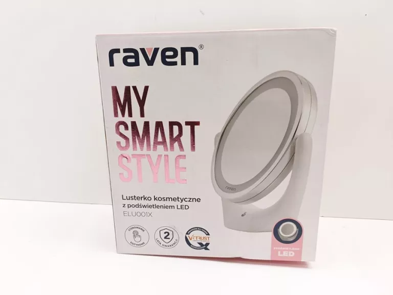 LUSTERKO KOSMETYCZNE Z OŚWIETLENIEM LED RAVEN