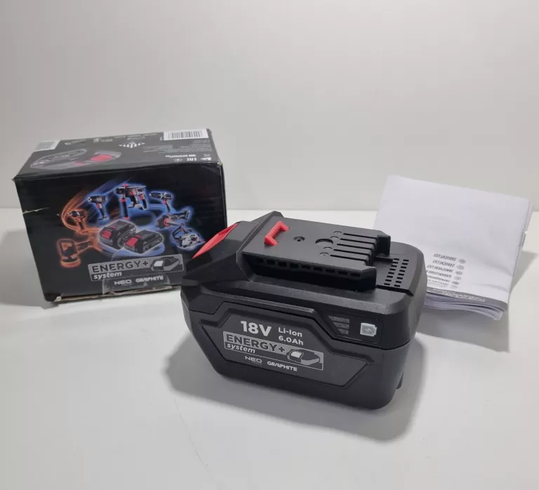 GRAPHITE AKUMULATOR BATERIA ENERGY+ 18V LI-ION 6AH DO ŁADOWARKI 58G086