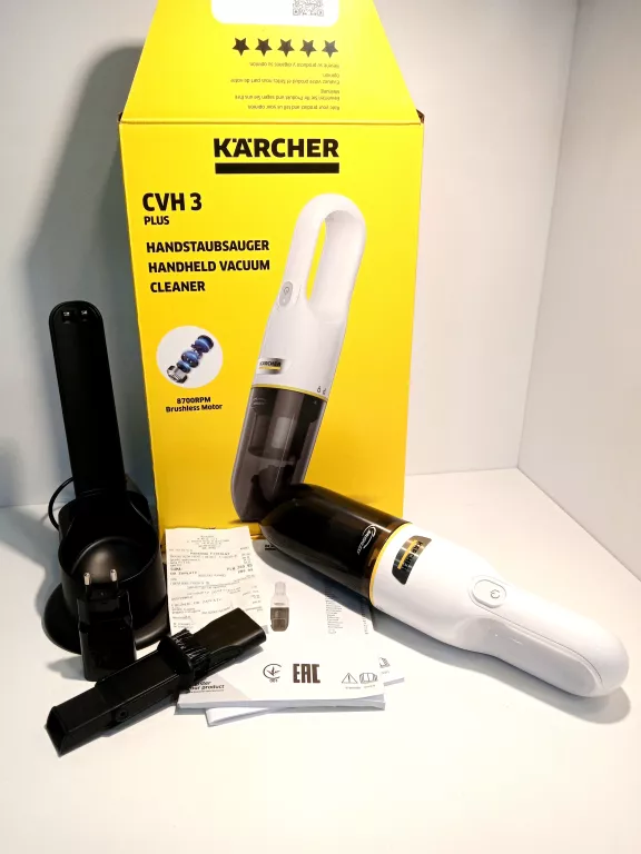 ODKURZACZ RĘCZNY KARCHER CVH 3 PLUS + GWARANCJA