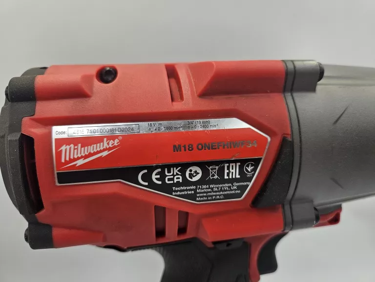 KLUCZ UDAROWY MILWAUKEE M18 ONEFHIWF34 + AKU 5.0 AH