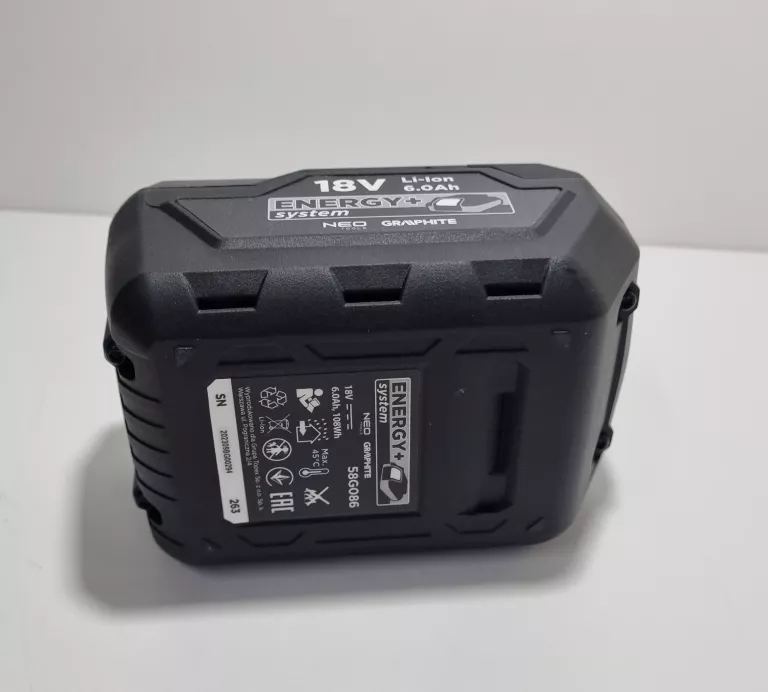 GRAPHITE AKUMULATOR BATERIA ENERGY+ 18V LI-ION 6AH DO ŁADOWARKI 58G086