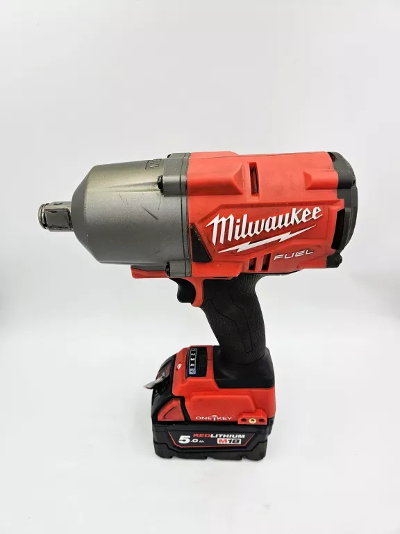 KLUCZ UDAROWY MILWAUKEE M18 ONEFHIWF34 + AKU 5.0 AH
