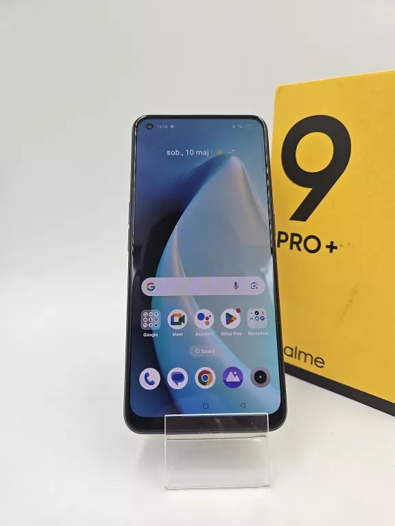 TELEFON REALME 9 PRO+ 6/128 RMX3393 BLACK PĘKNIĘTY TYŁ OPIS