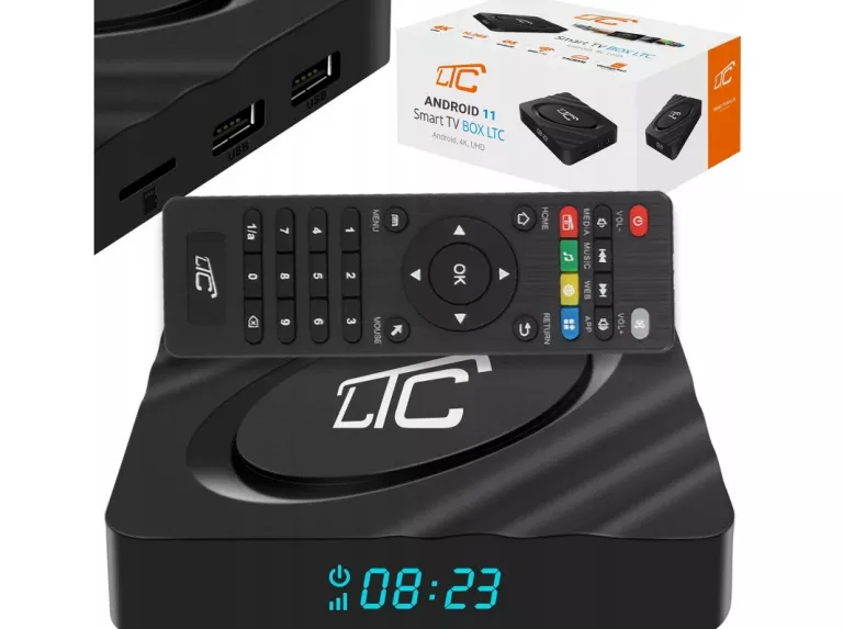 SMART BOX TV 4K BTANDROID PRZYSTAWKA DEKODER NETFLIX YOUTUBE ITP.