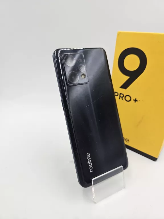 TELEFON REALME 9 PRO+ 6/128 RMX3393 BLACK PĘKNIĘTY TYŁ OPIS