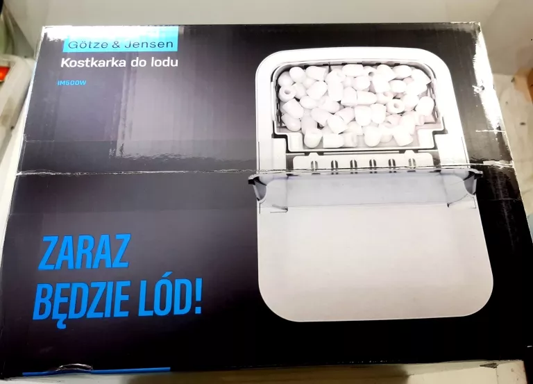 KOSTKARKA DO LODU GOTZE & JENSEN IM500W BIAŁA 120 W 1 L #FABRYCZNIE ZAMKNI