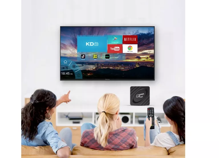 SMART BOX TV 4K BTANDROID PRZYSTAWKA DEKODER NETFLIX YOUTUBE ITP.