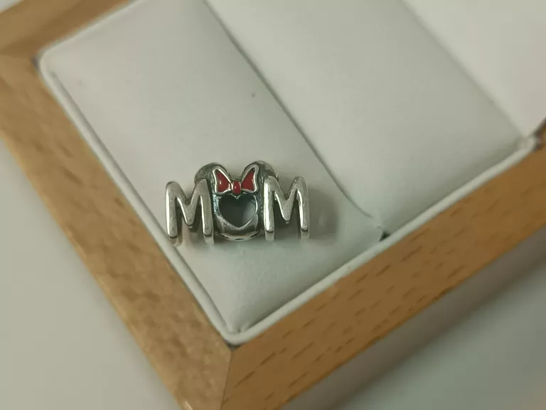 PIĘKNY SREBRNY CHARMS PANDORA MOM