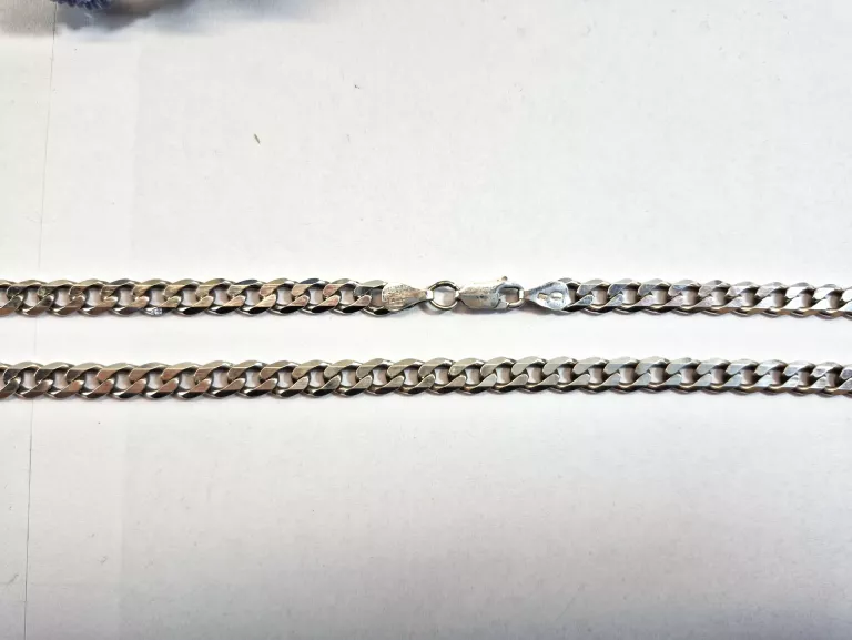 SREBRNY ŁAŃCUSZEK PANCERKA 23,47 G 925