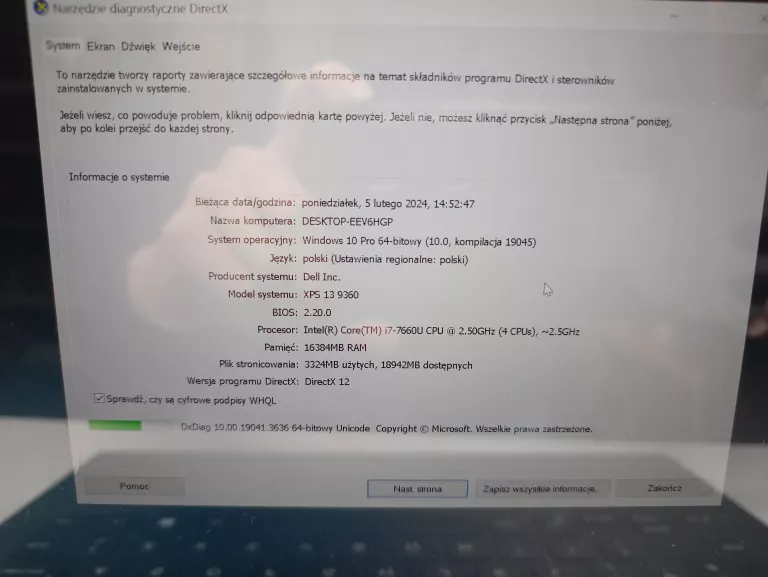 LAPTOP XPS 9630