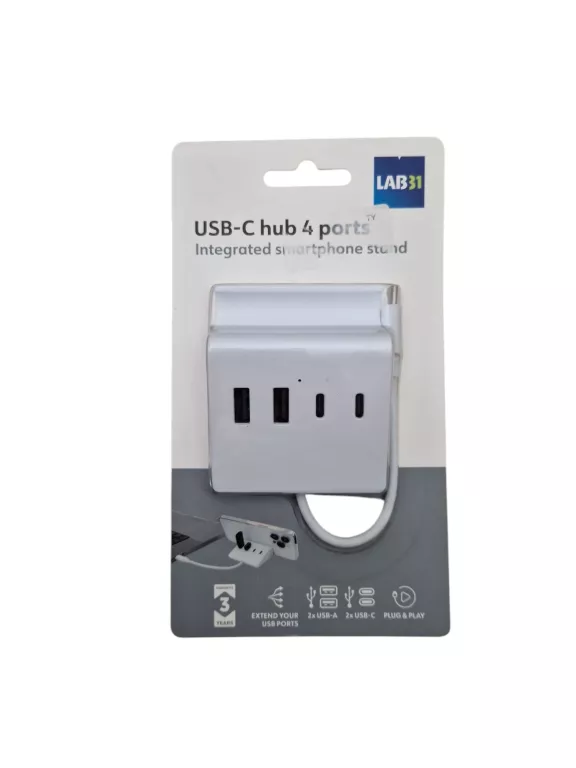 HUB USB-C LAB31 4 PORTY