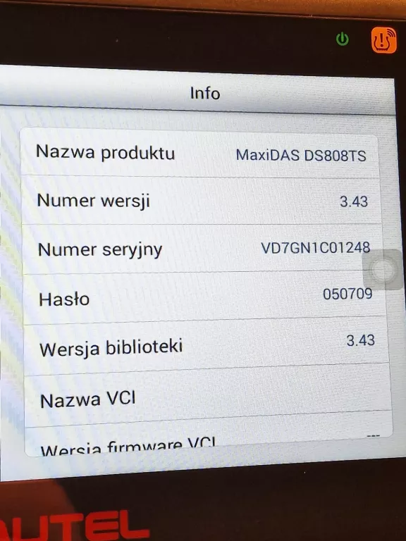 TESTER DIAGNOSTYCZNY AUTEL MAXIDAS DS808TS KOMPLET WALIZKA