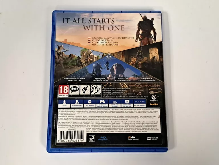 ASSASSIN'S CREED ORIGINS PS4