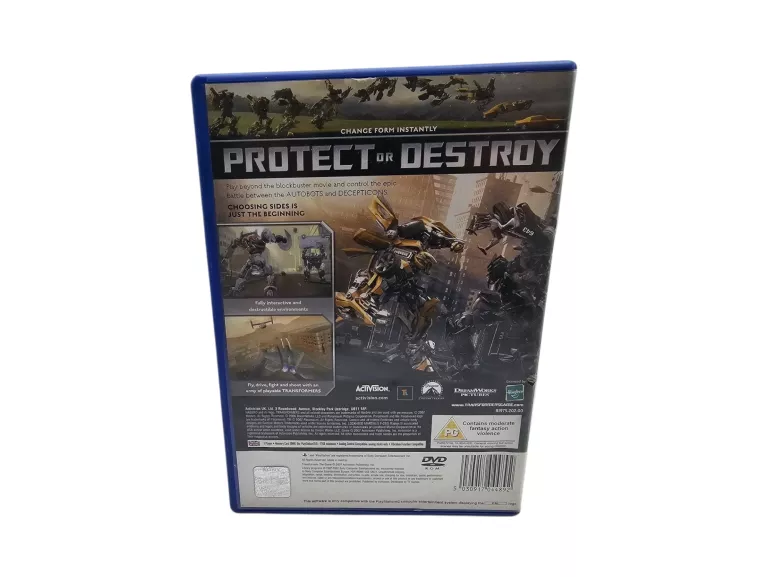 TRANSFORMERS THE GAME PS2