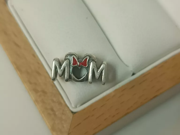 PIĘKNY SREBRNY CHARMS PANDORA MOM