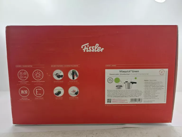 FISSLER VITAQUICK SZYBKOWAR 6L I
