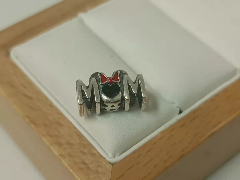 PIĘKNY SREBRNY CHARMS PANDORA MOM