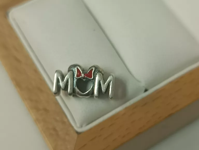 PIĘKNY SREBRNY CHARMS PANDORA MOM