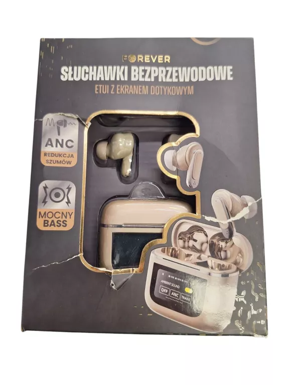 SŁUCHAWKI BEZPRZEWODOWE DOUSZNE FOREVER TWS-400