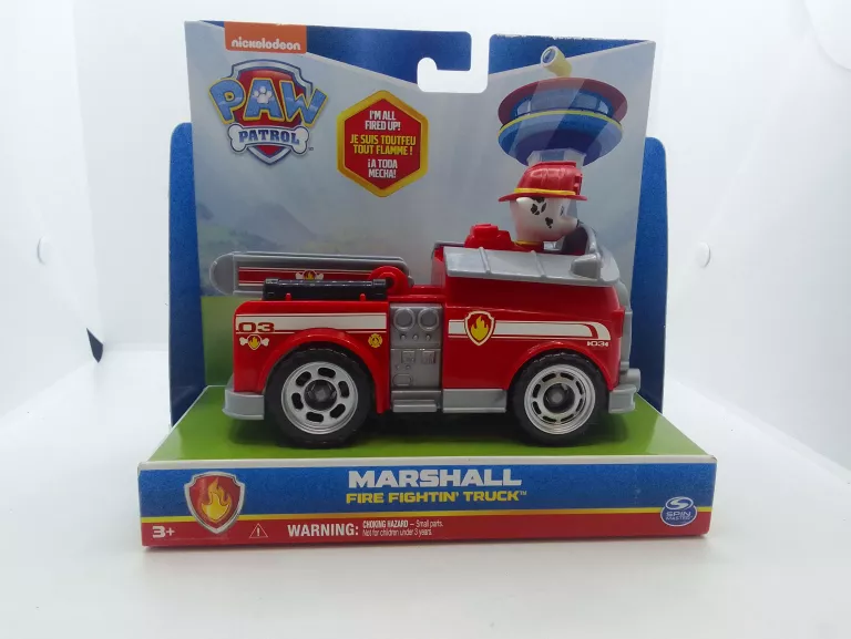 PSI PATROL MARSHALL FIGURKA PIESEK + POJAZD AUTO WÓZ STRAŻACKI