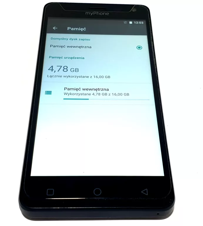 TELEFON MYPHONE PRIME PLUS 2/16 GB + PUDEŁKO + NAKLEJONE SZKŁO