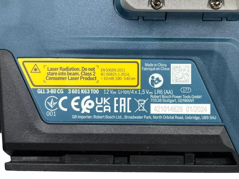 LASER AKUMULATOROWY LINIOWY BOSCH PROFESSIONAL GLL 3-80 CG 3 LINIE 360°