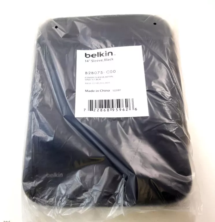 TORBA DO MACBOOK AIR 13, DO LAPTOPÓW 14 CALI DO 37 X 27 CM, BELKIN SLEEVE