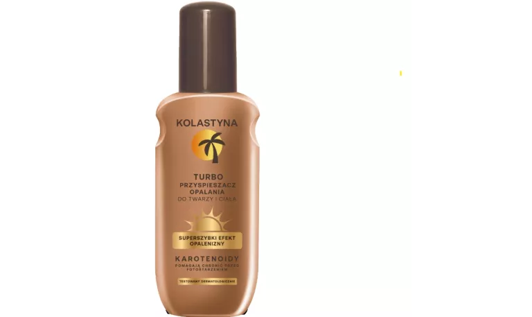 TURBO PRZYSPIESZACZ OPALANIA KOLASTYNA 150ML SZYBKOSCHNĄCY SZYBKI EFEKT