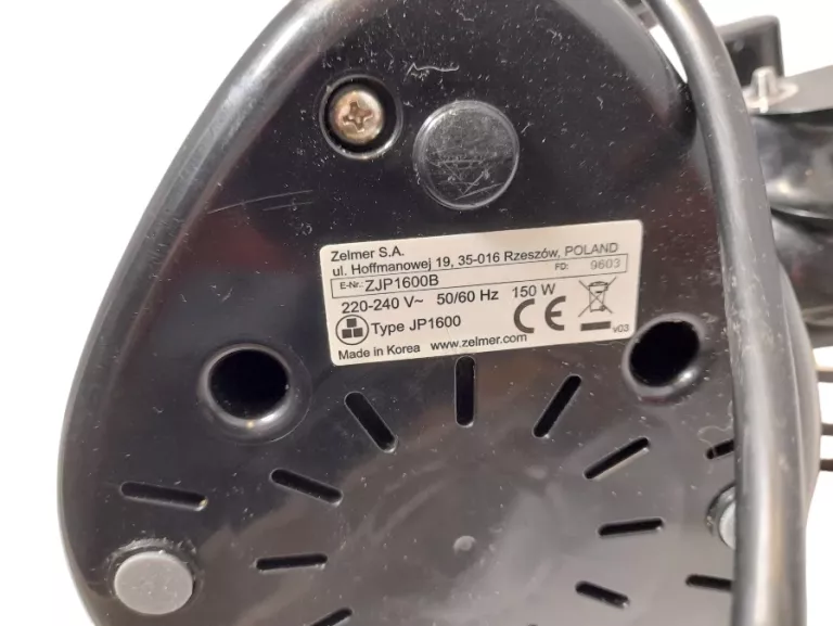 WYCISKARKA WOLNOOBROTOWA ZEPTER ZJP1600B / PUDEŁKO