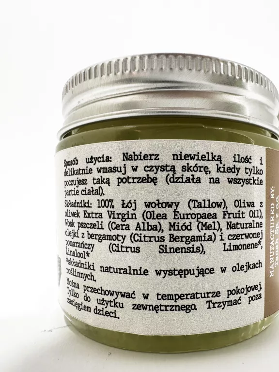 TANAH MIRACLE TALLOW & HONEY BALM | CUDOWNY BALSAM ŁOJOWO-MIODOWY