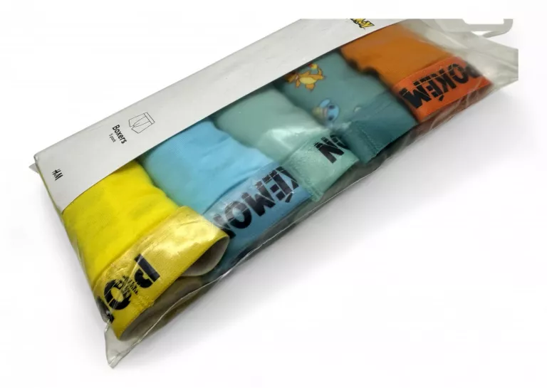 5-PAK BOKSEREK DZIECIĘCYCH H&M POKEMON ROZM.98/104