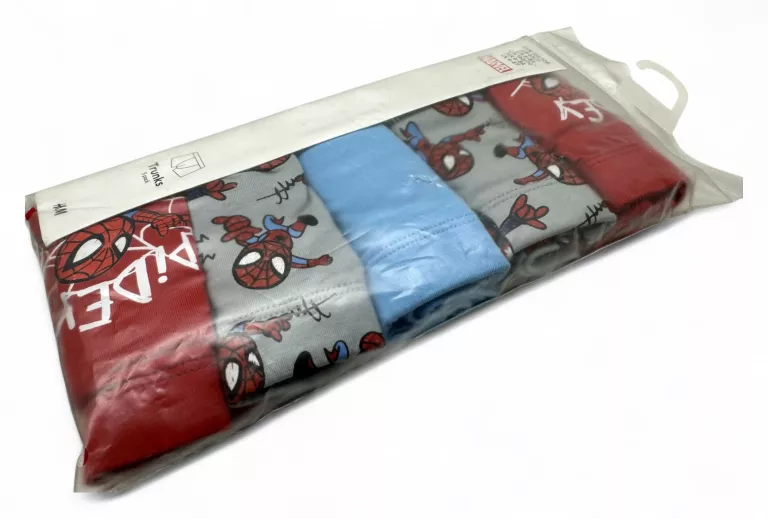 5-PAK BOKSEREK DZIECIĘCYCH H&M SPIDER-MAN ROZM.122/128